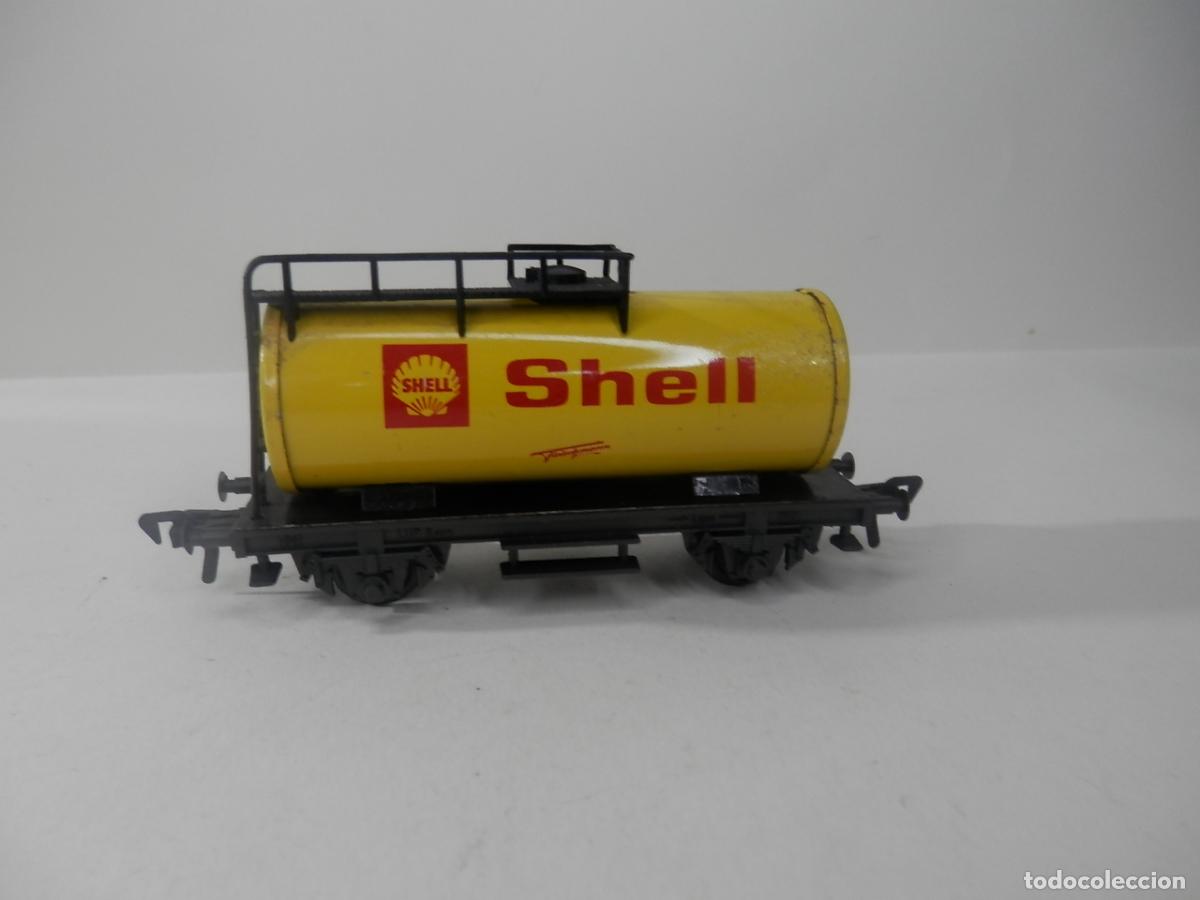 Trenes escala: VAGON CISTERNA SHELL ESCALA HO DE FLEISCHMANN - Foto 3