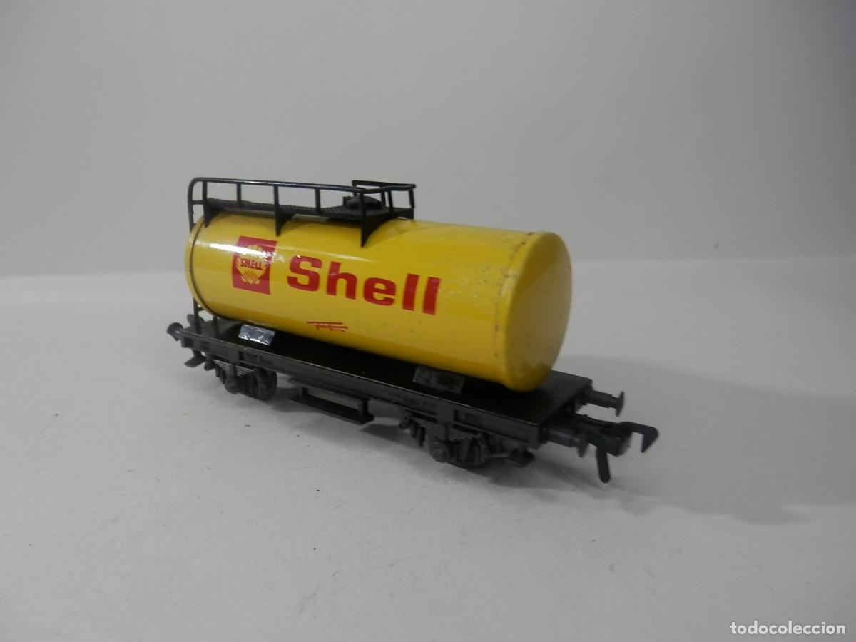 Trenes escala: VAGON CISTERNA SHELL ESCALA HO DE FLEISCHMANN - Foto 5