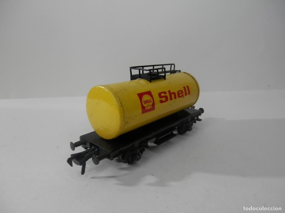 Trenes escala: VAGON CISTERNA SHELL ESCALA HO DE FLEISCHMANN - Foto 6