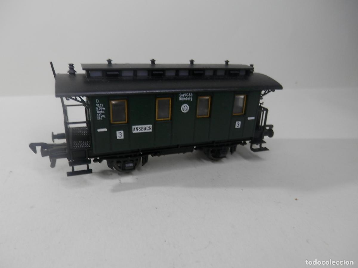 Trenes escala: VAGON PASAJEROS ESCALA HO DE FLEISCHMANN - Foto 3