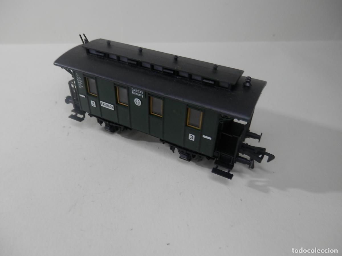 Trenes escala: VAGON PASAJEROS ESCALA HO DE FLEISCHMANN - Foto 7