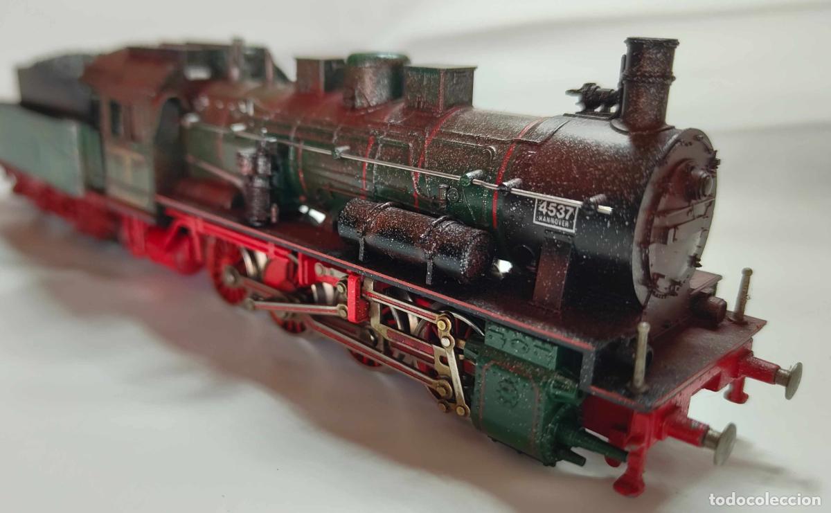 Trenes escala: LOCOMOTORA FLEISCHMAN CORRIENTE CONTINUA H0 ENVEJECIDA