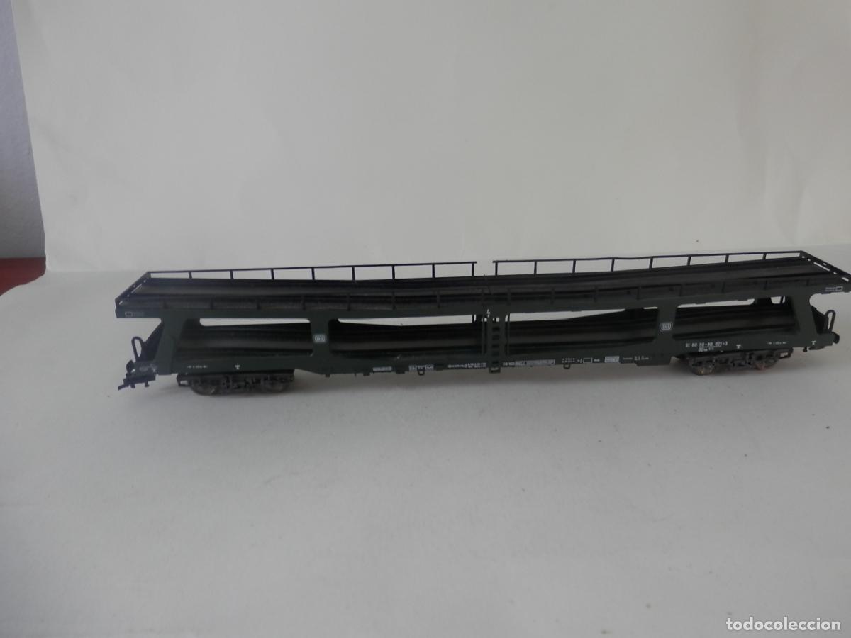 Trenes escala: VAGON PORTACOCHES ESCALA HO DE FLEISCHMANN