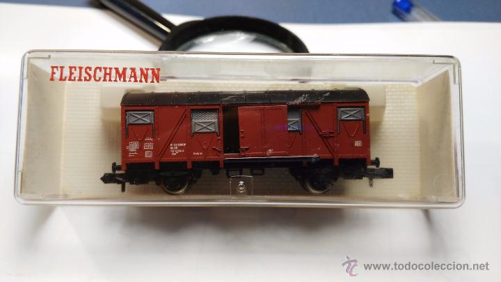 Trenes escala: vagon escala n de la marca fleischmann 8332 en caja - Foto 1