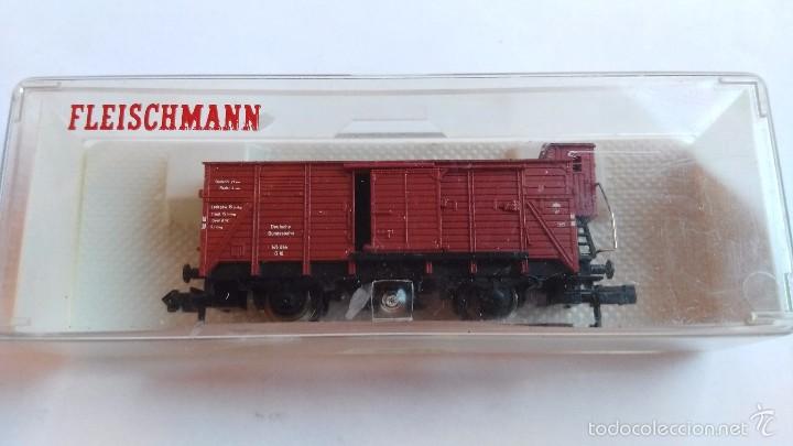 Trenes escala: vagon escala n de la marca fleischmann 8351 en caja - Foto 1