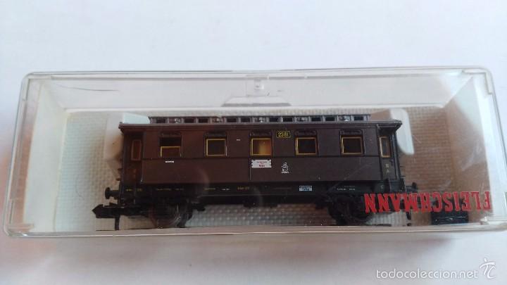 Trenes escala: vagon escala n de la marca fleischmann 8814 en caja - Foto 1