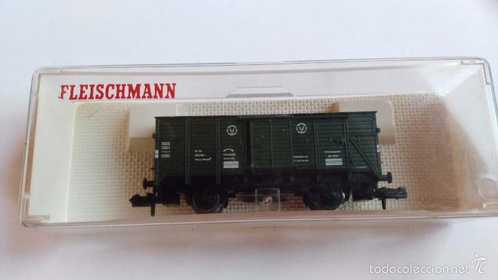 Trenes escala: vagon escala n de la marca fleischmann 8360 en caja - Foto 1