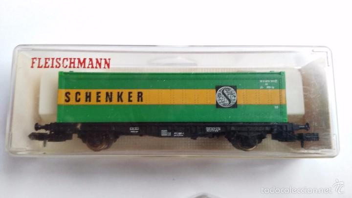 Trenes escala: vagon escala n de la marca fleischmann 8233 en caja - Foto 1