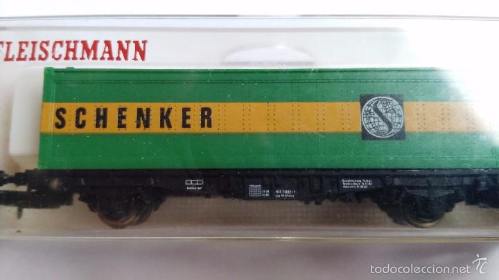 Trenes escala: vagon escala n de la marca fleischmann 8233 en caja - Foto 2