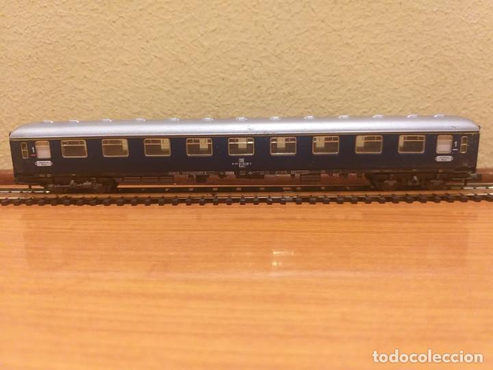 Trenes Escala: Coche primera clase de la DB color azul. Marca Fleischmann. Hamburgo/Viena - Foto 2 - 300570318