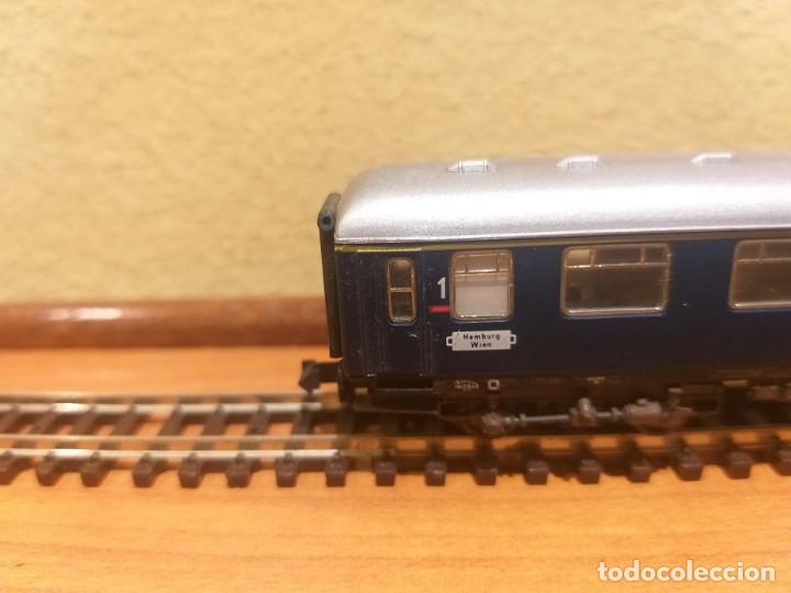 Trenes Escala: Coche primera clase de la DB color azul. Marca Fleischmann. Hamburgo/Viena - Foto 3 - 300570318