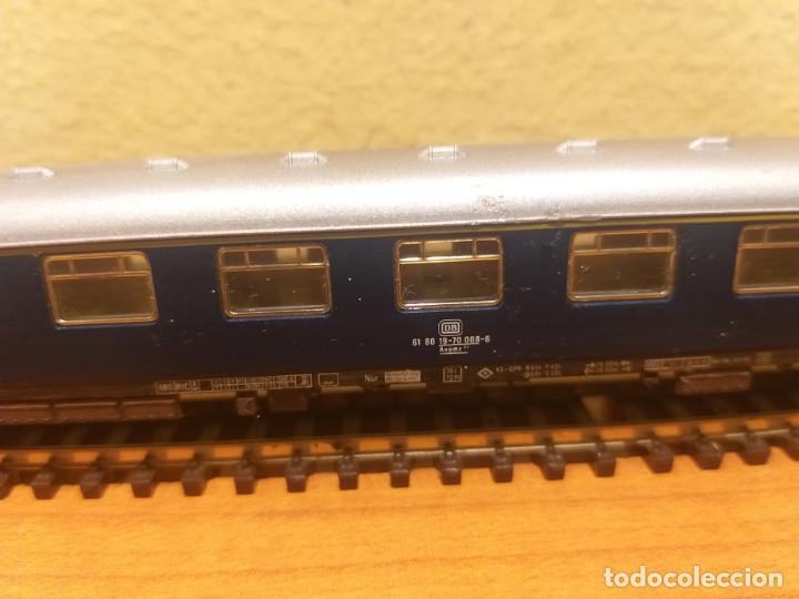 Trenes Escala: Coche primera clase de la DB color azul. Marca Fleischmann. Hamburgo/Viena - Foto 4 - 300570318