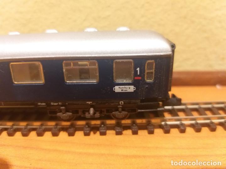 Trenes Escala: Coche primera clase de la DB color azul. Marca Fleischmann. Hamburgo/Viena - Foto 10 - 300570318