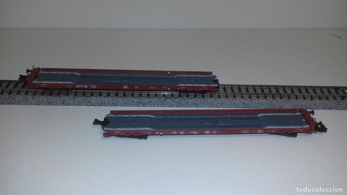 Trenes escala: FLEISCHMANN N 2 plataformas 8 ejes -- L56-173 (Con compra de - Foto 1