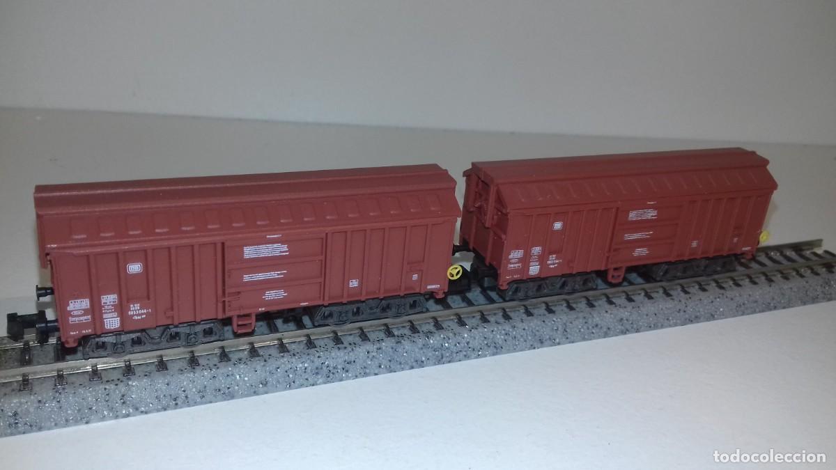 Trenes escala: FLEISCHMANN N 2 mercancias 4 ejes -- L56-176 (Con compra de - Foto 1