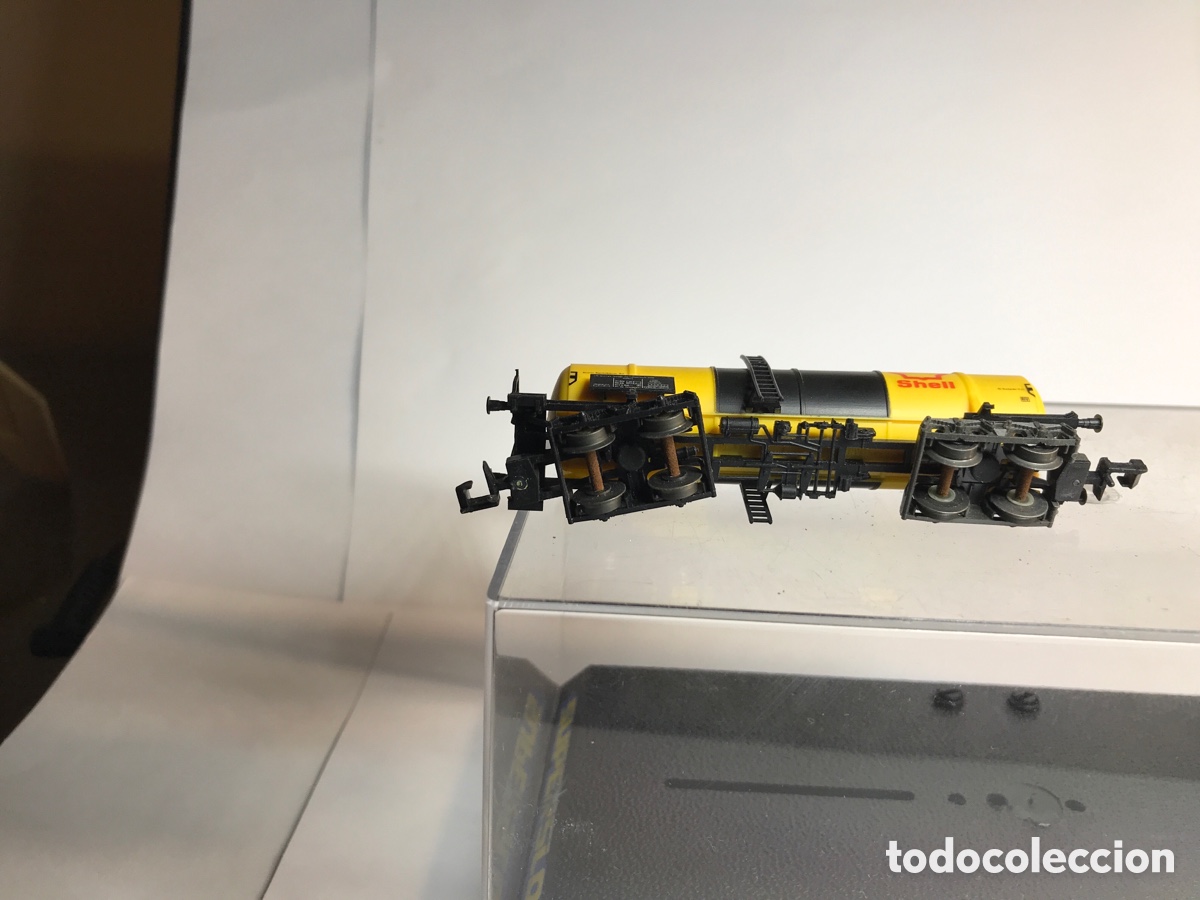Trenes escala: VAG&Oacute;N CISTERNA SHELL FLEISCHMANN MADE IN GERMANY - Foto 3