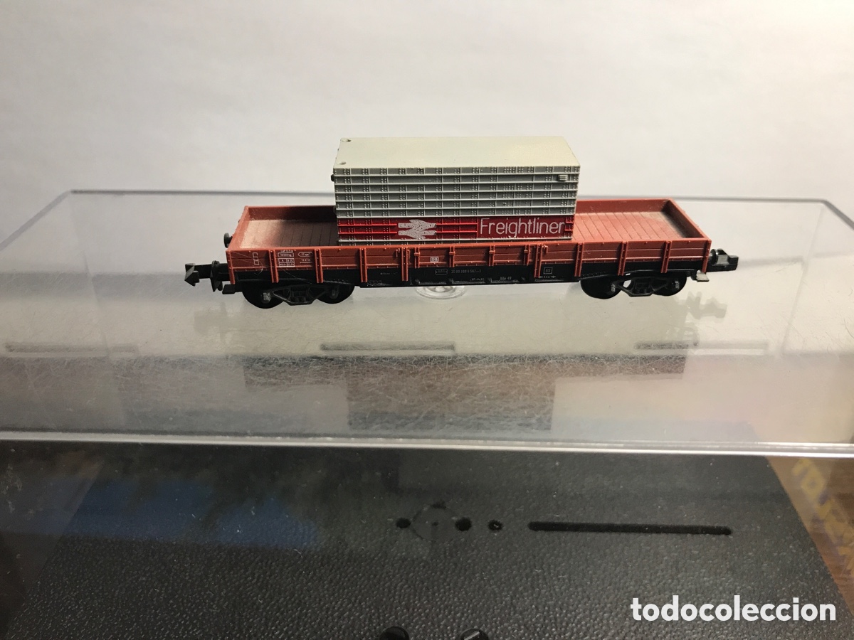 Trenes escala: VAG&Oacute;N CONTENEDORES FLEISCHMANN - Foto 2