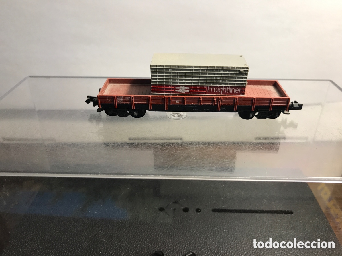 Trenes escala: VAG&Oacute;N CONTENEDORES FLEISCHMANN - Foto 1