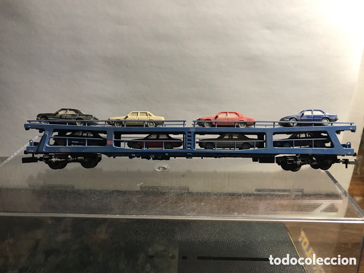 Trenes escala: VAG&Oacute;N PORTACOCHES FLEISCHMANN - Foto 2