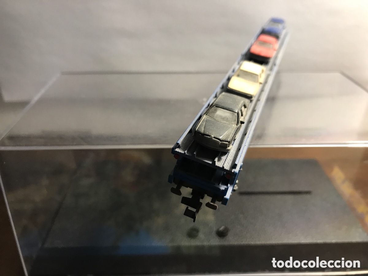 Trenes escala: VAG&Oacute;N PORTACOCHES FLEISCHMANN - Foto 3