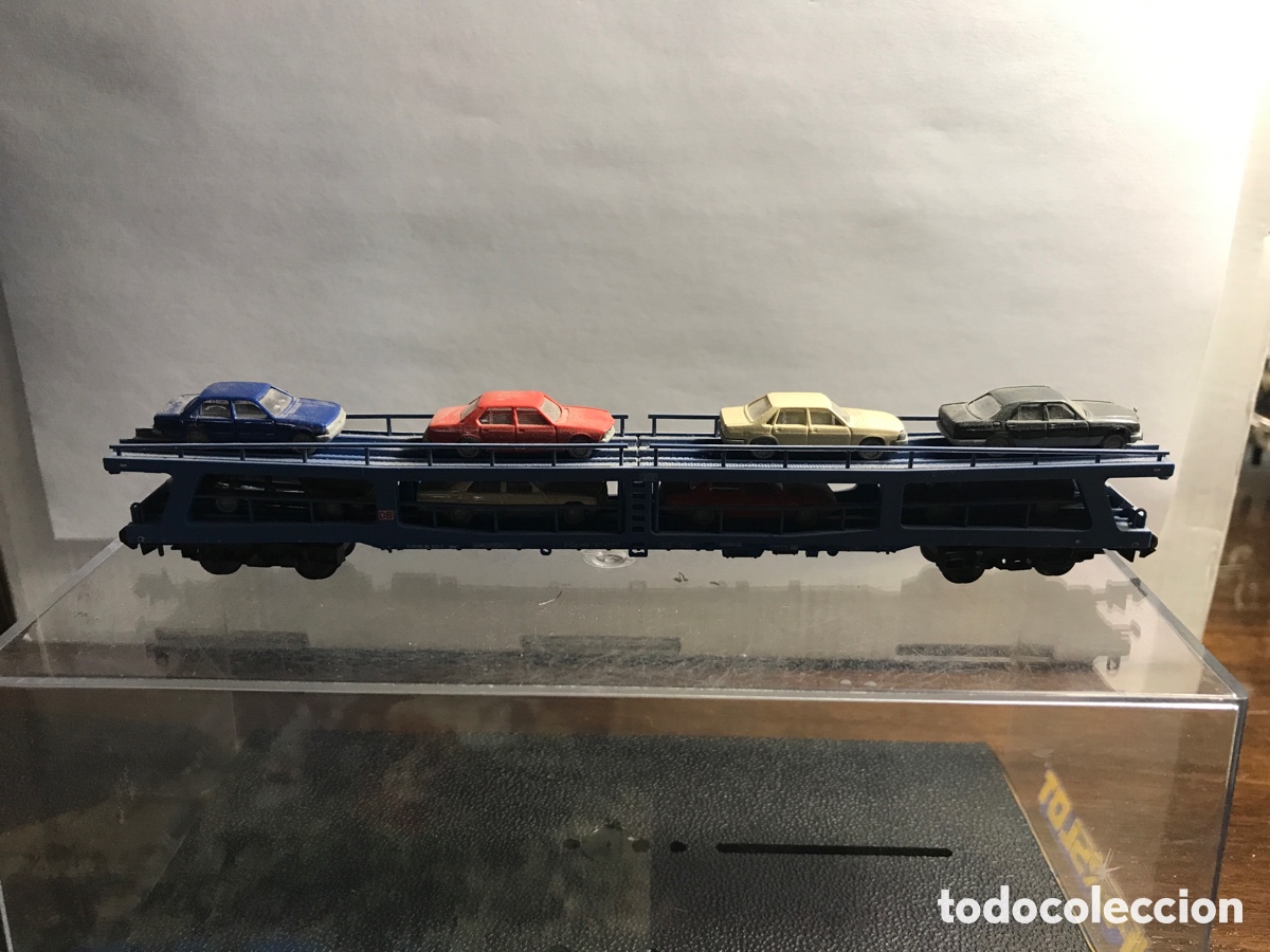 Trenes escala: VAG&Oacute;N PORTACOCHES FLEISCHMANN - Foto 1
