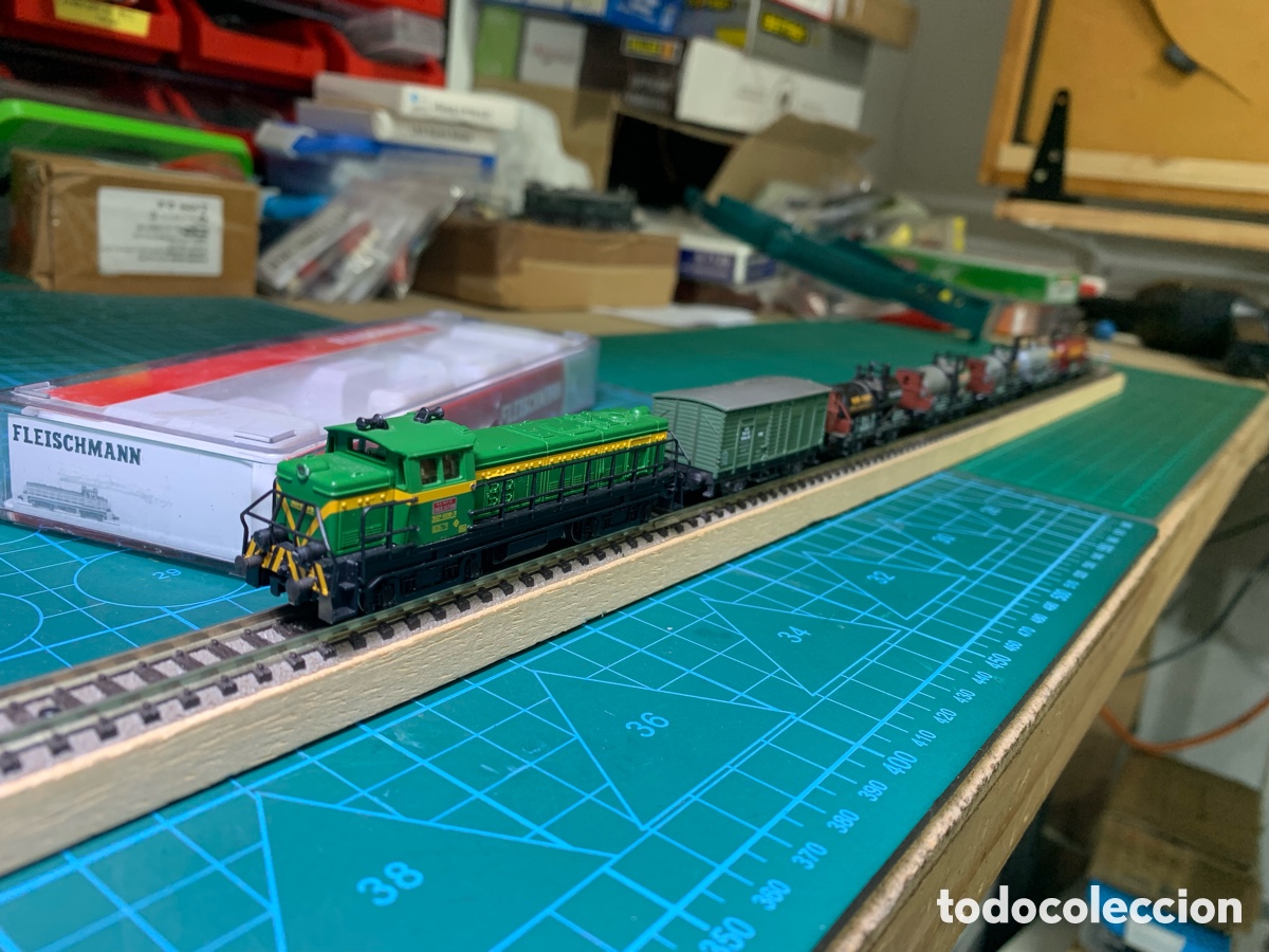 Trenes escala: Tren fleischmann N gasolinero - Foto 5