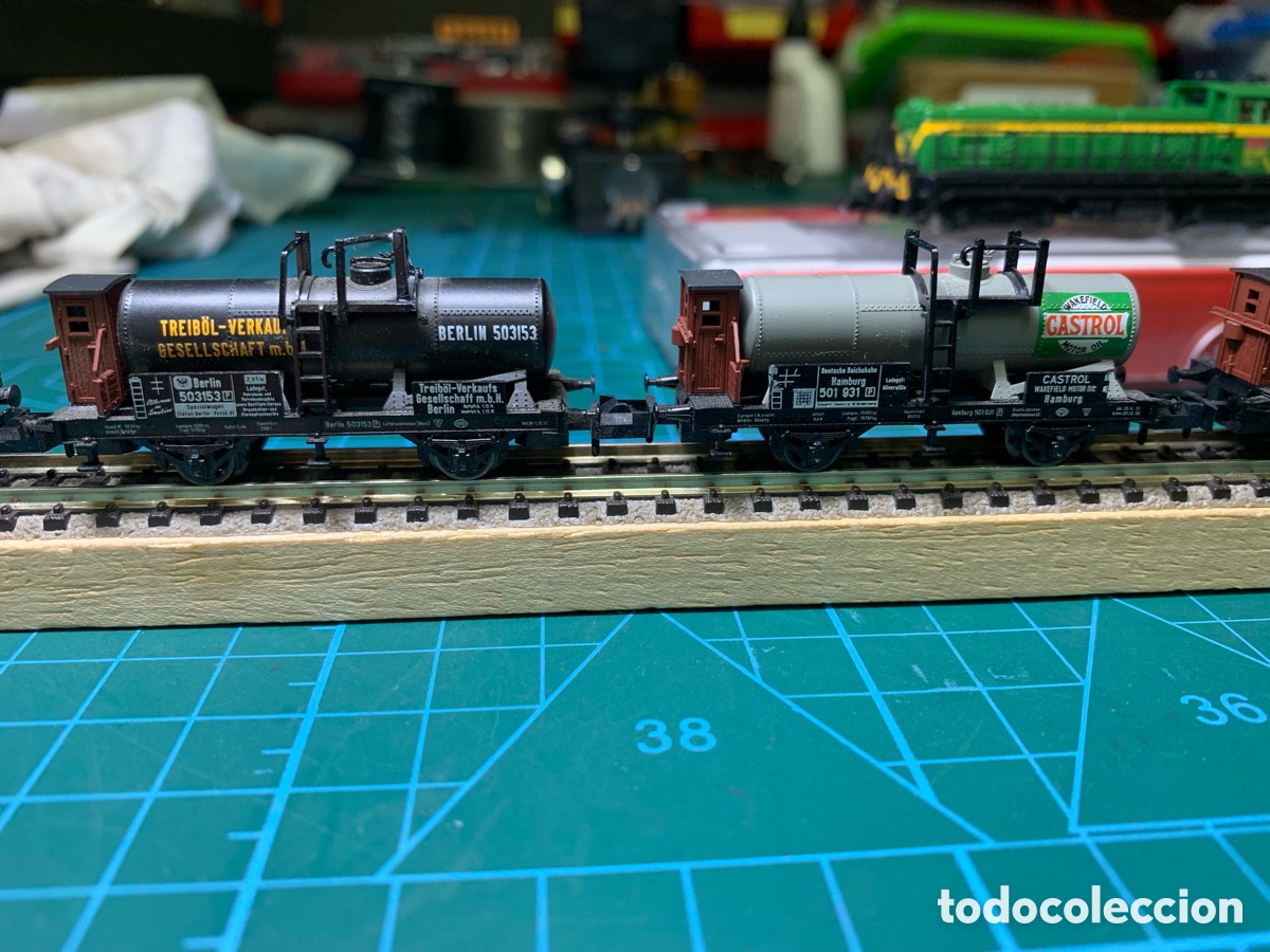 Trenes escala: Tren fleischmann N gasolinero - Foto 7