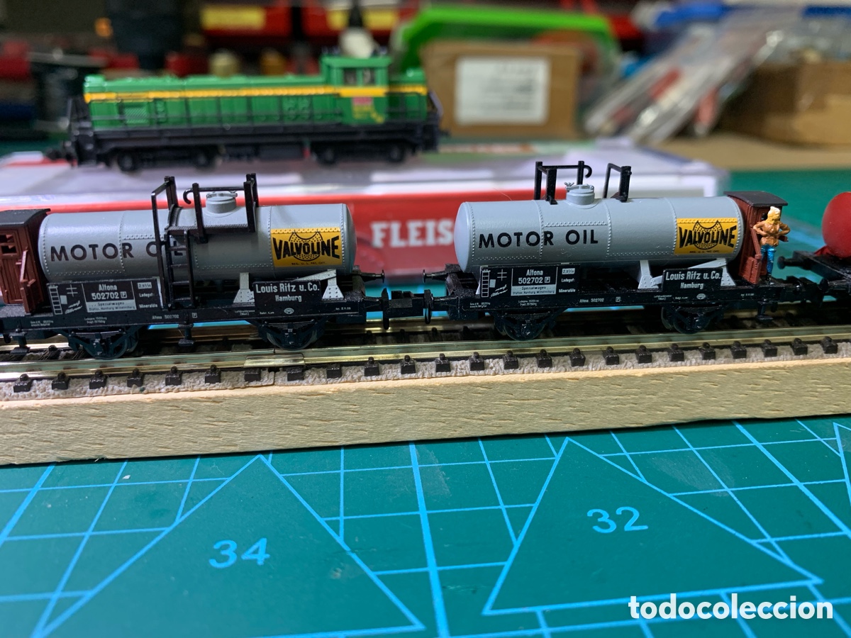 Trenes escala: Tren fleischmann N gasolinero - Foto 8