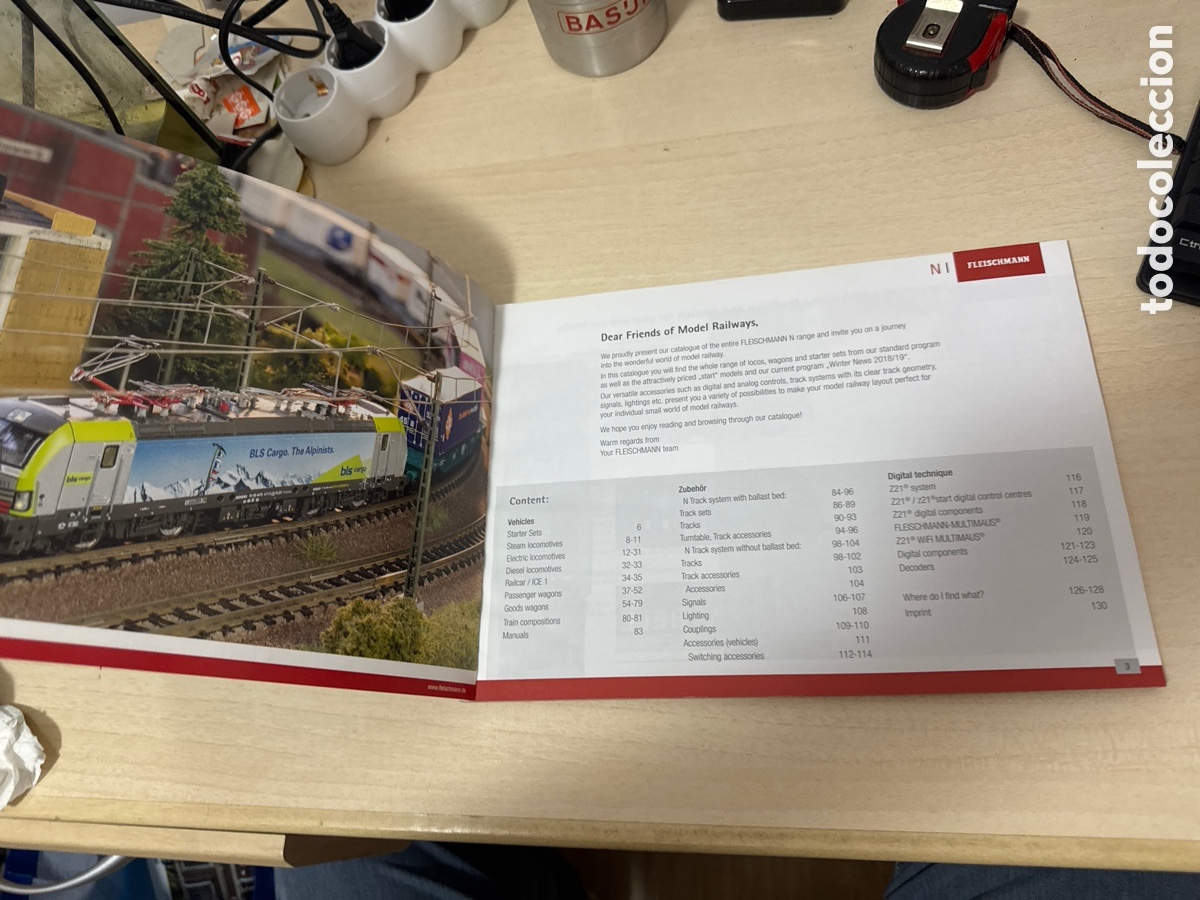 Trenes escala: CAT&Aacute;LOGO FLEISCHMANN MAIN CATALOGUE 2018 2019 TREN - Foto 2
