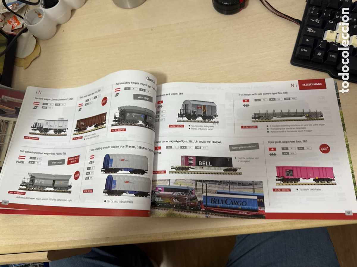 Trenes escala: CAT&Aacute;LOGO FLEISCHMANN MAIN CATALOGUE 2018 2019 TREN - Foto 3