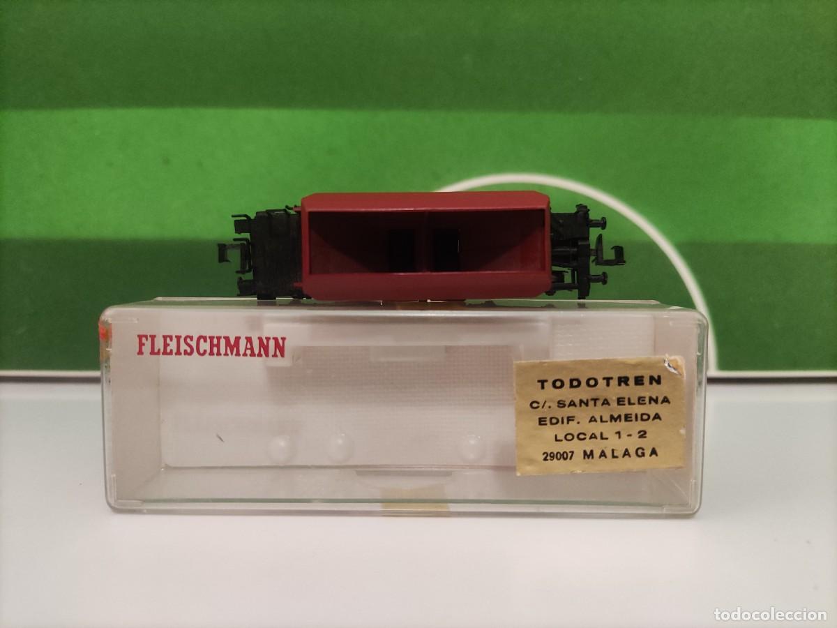 Trenes escala: Vag&oacute;n Mercanc&iacute;as Fleischmann REF 8525 Escala N - Foto 5
