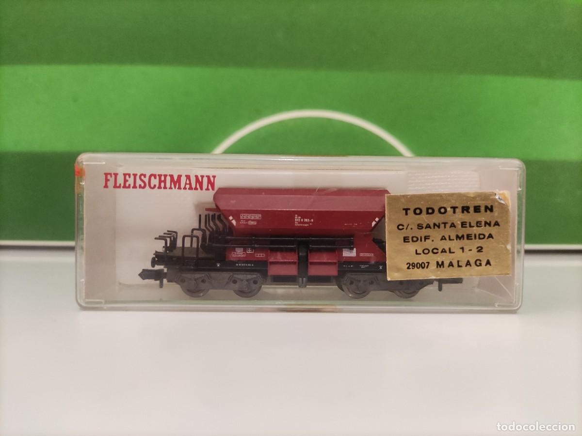 Trenes escala: Vag&oacute;n Mercanc&iacute;as Fleischmann REF 8525 Escala N - Foto 7