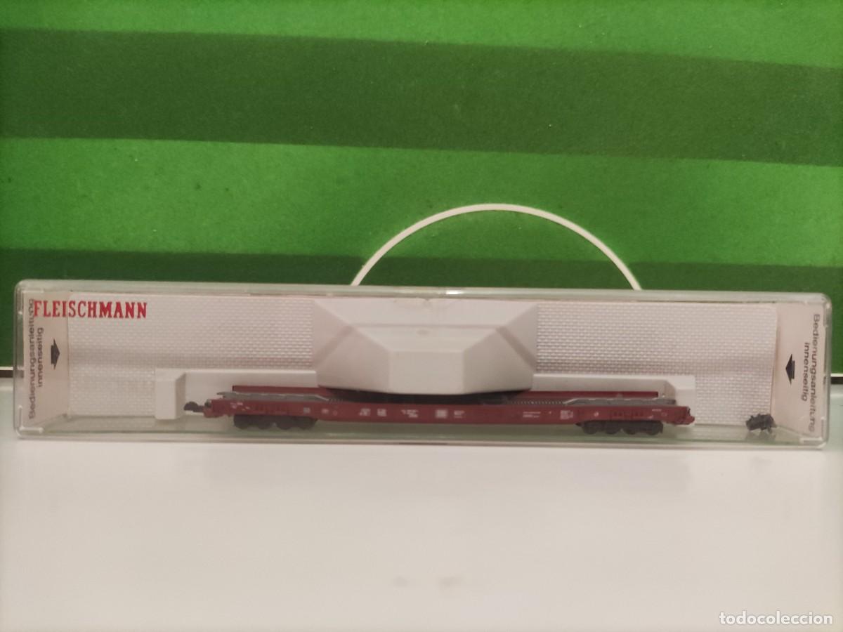 Trenes escala: Vag&oacute;n plataforma Fleischmann REF 8270 Escala N - Foto 7