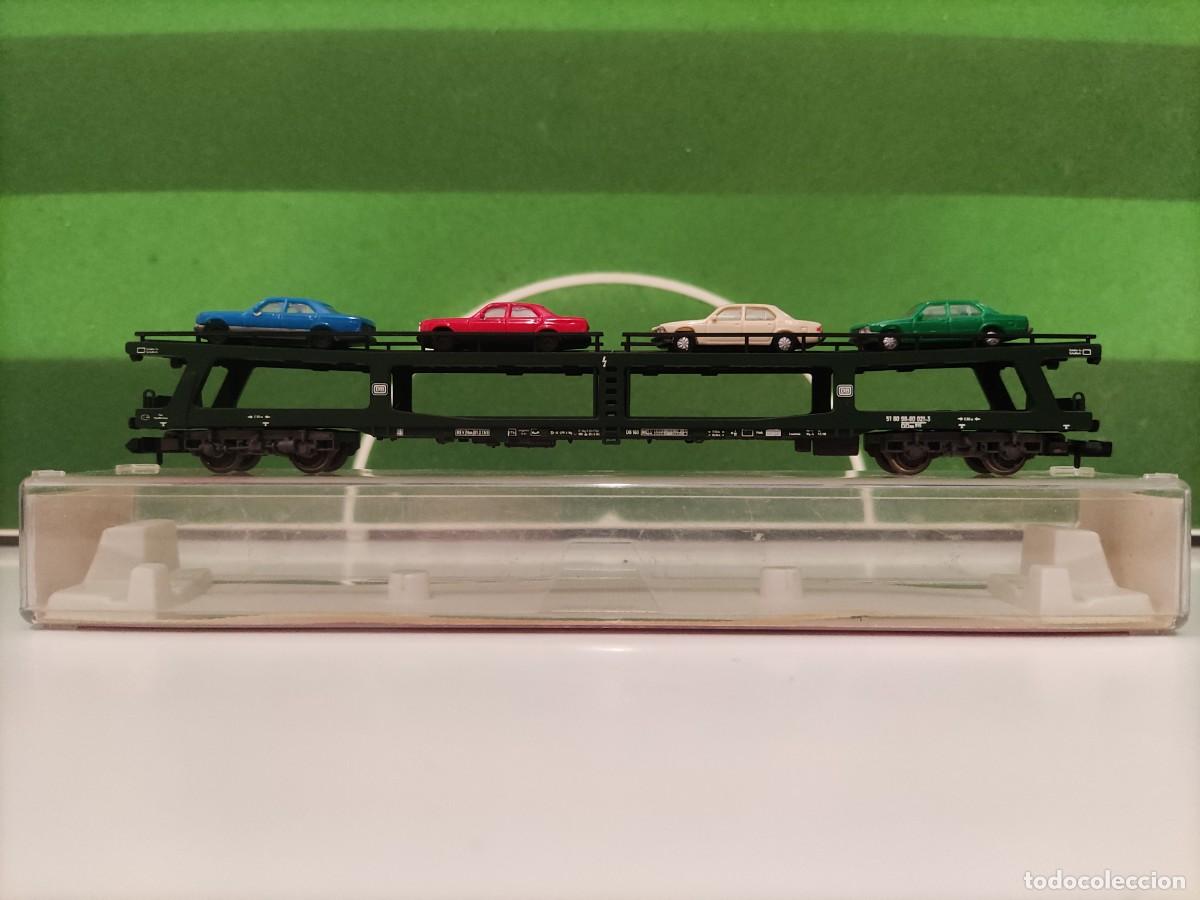Trenes Escala: Vag&oacute;n portacoches (4 coches) Fleischmann REF 8284 Escala N