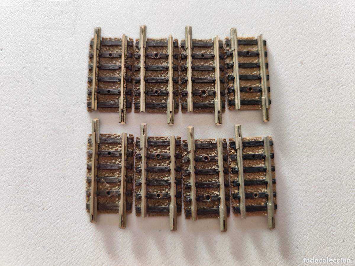 Trenes escala: 8 Rectas Ref. 9104 / 27,7 mm Fleischmann Escala N - Foto 1
