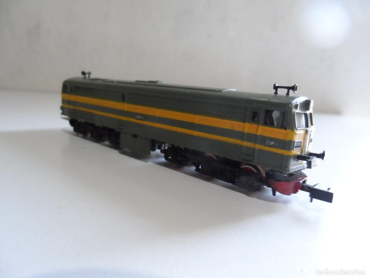 Trenes Escala: LOCOMOTORA ALCO 2100 RENFE IBERTREN REMOTORIZADA CON FLEISCHMANN ESCALA N