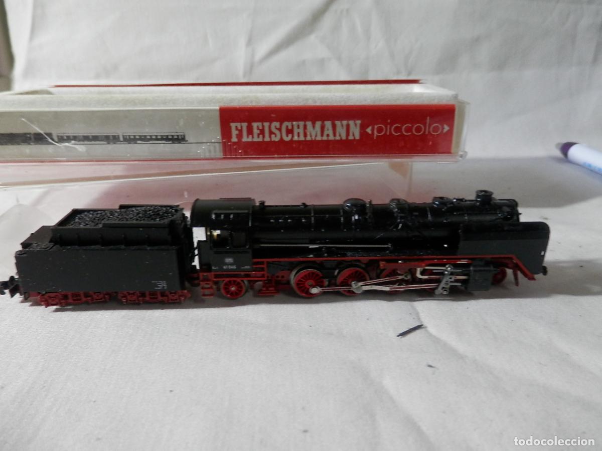 Trenes escala: LOCOMOTORA VAPOR ESCALA N DE FLEISCHMANN