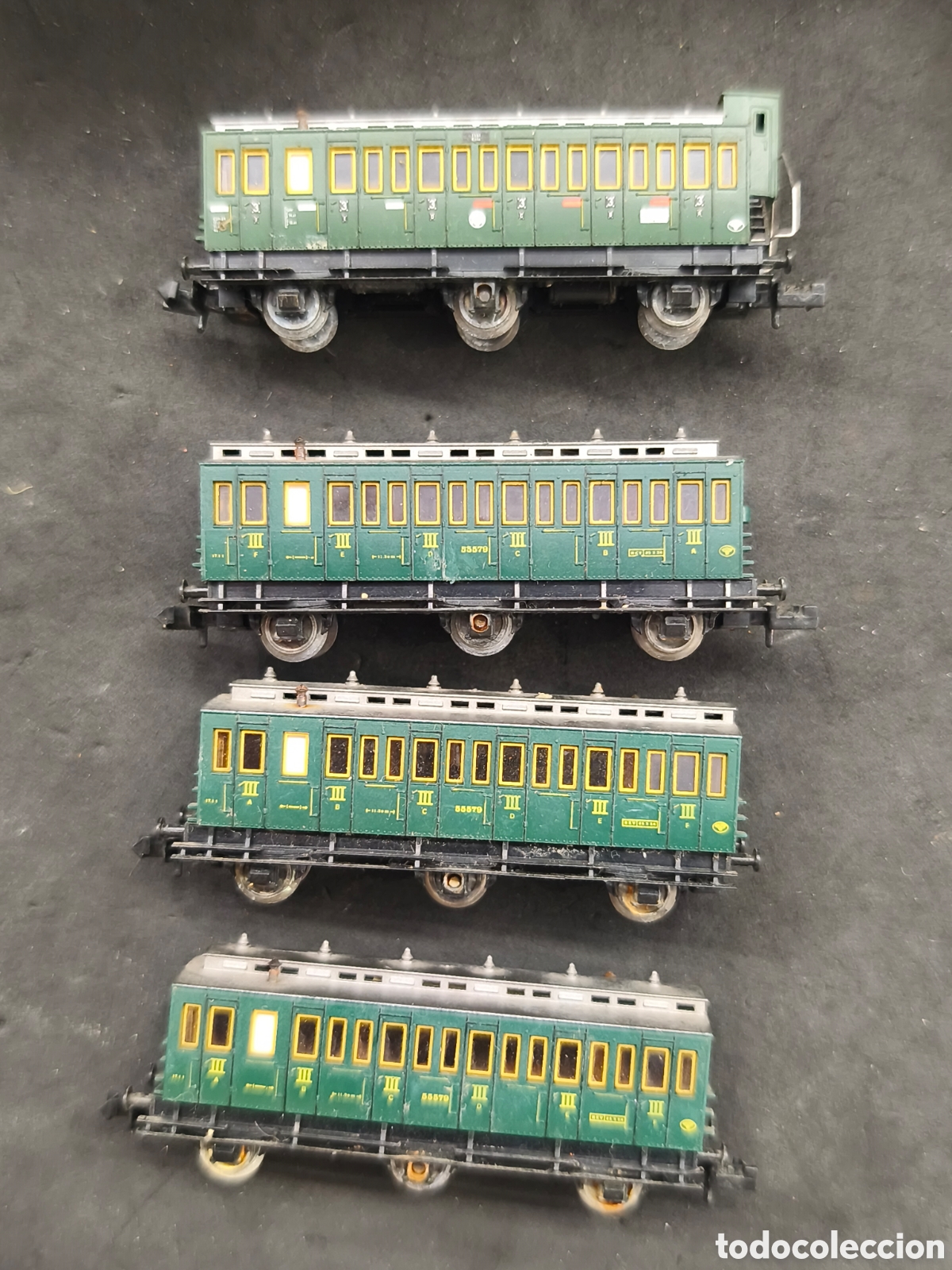 Trenes escala: Lote 4 vagones Fleishmann Piccolo escala N
