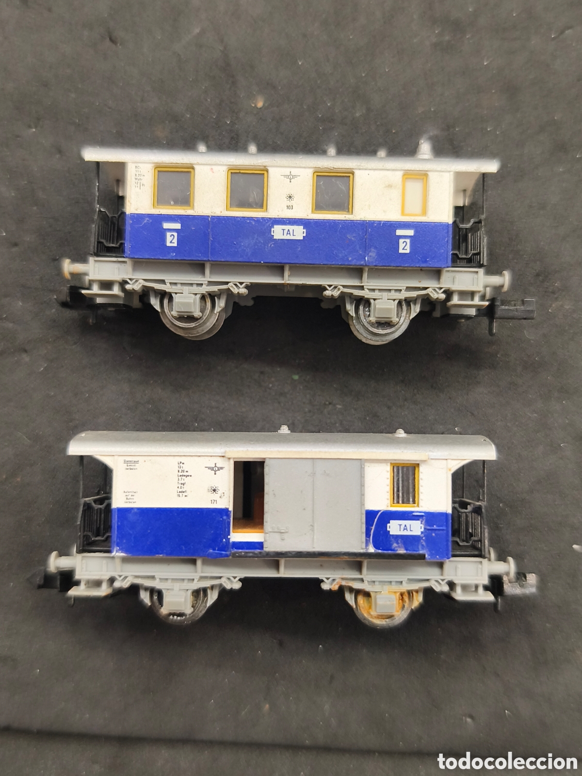 Trenes escala: 2 vagones Fleishmann Piccolo escala N