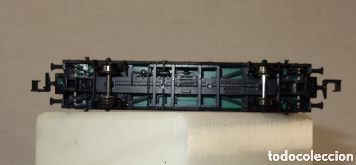 Trenes escala: Vag&oacute;n plataforma de 2 ejes tipo Lbs 593 Deutsche Bundesbahn - Foto 10