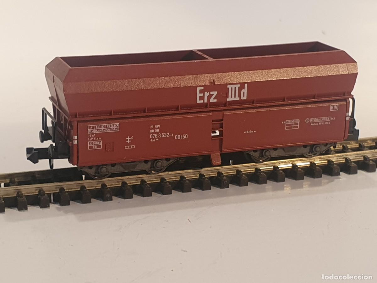 Trenes escala: Escala N 1/160 vag&oacute;n mercanc&iacute;as Fleischmann erz III