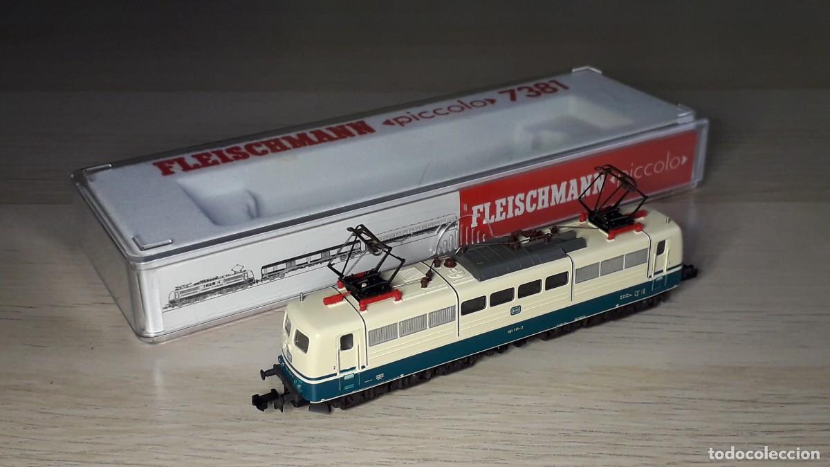 Trenes escala: Locomotora BR 151 111-2 DB # 7381, esc. N, Fleischmann made in Germany, original a&ntilde;os 80.