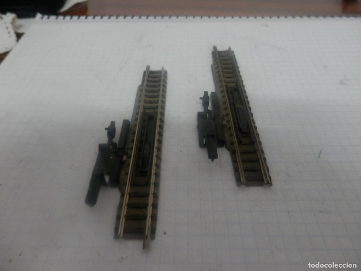 Trenes escala: LOTE VIAS DESENGANCHADORAS ESCALA N DE FLEISCHMANN