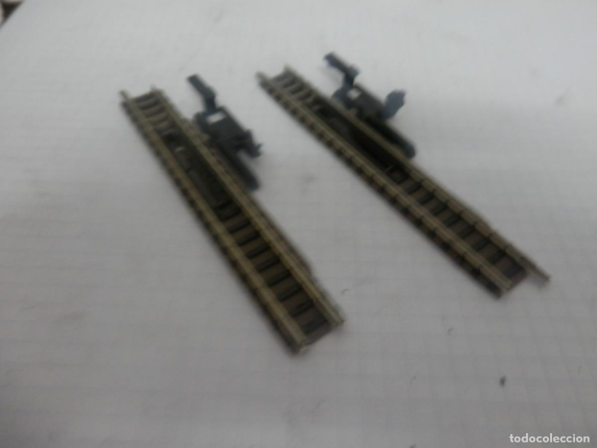 Trenes escala: LOTE VIAS DESENGANCHADORAS ESCALA N DE FLEISCHMANN