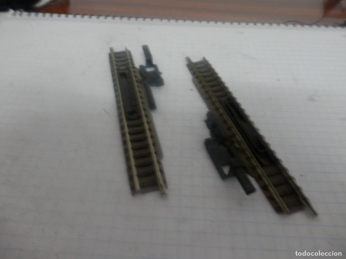 Trenes escala: LOTE VIAS DESENGANCHADORAS ESCALA N DE FLEISCHMANN