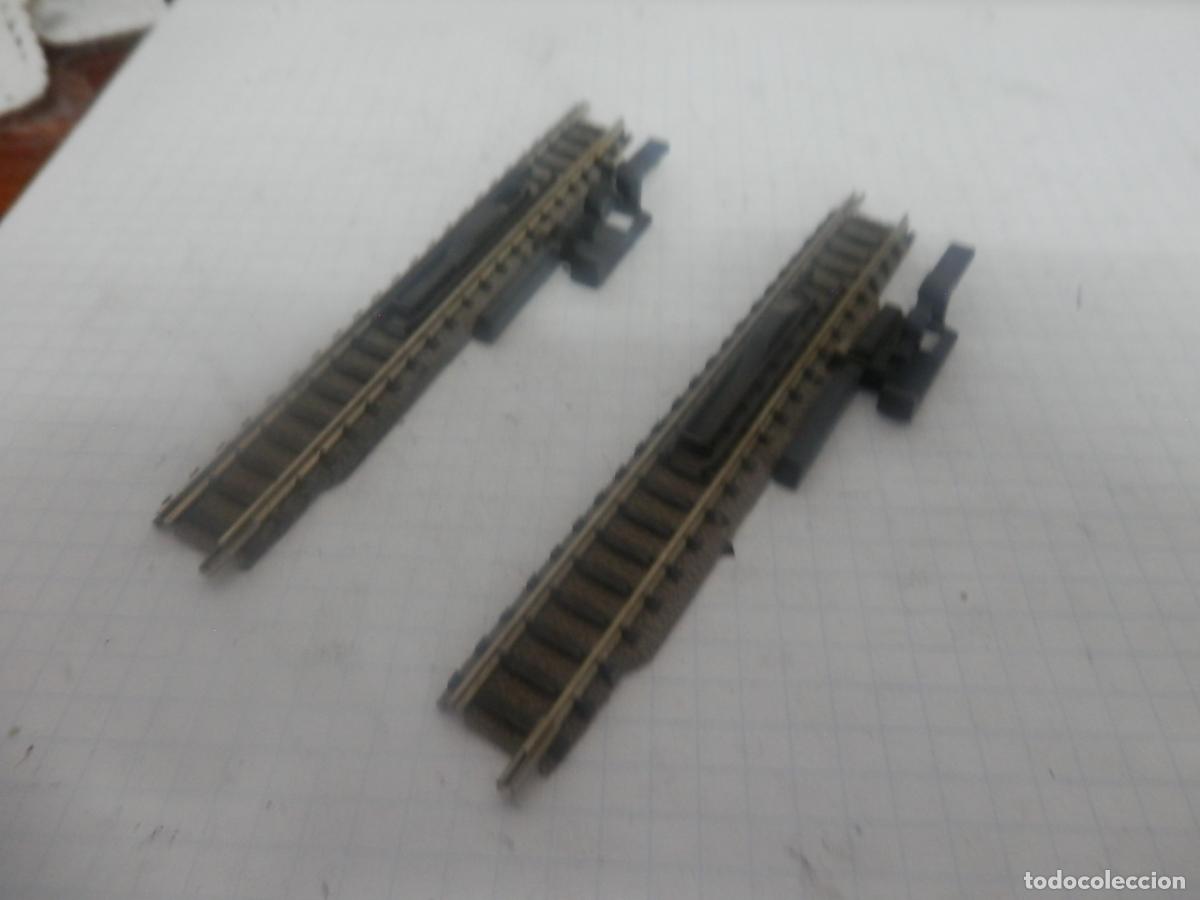Trenes escala: LOTE VIAS DESENGANCHADORAS ESCALA N DE FLEISCHMANN