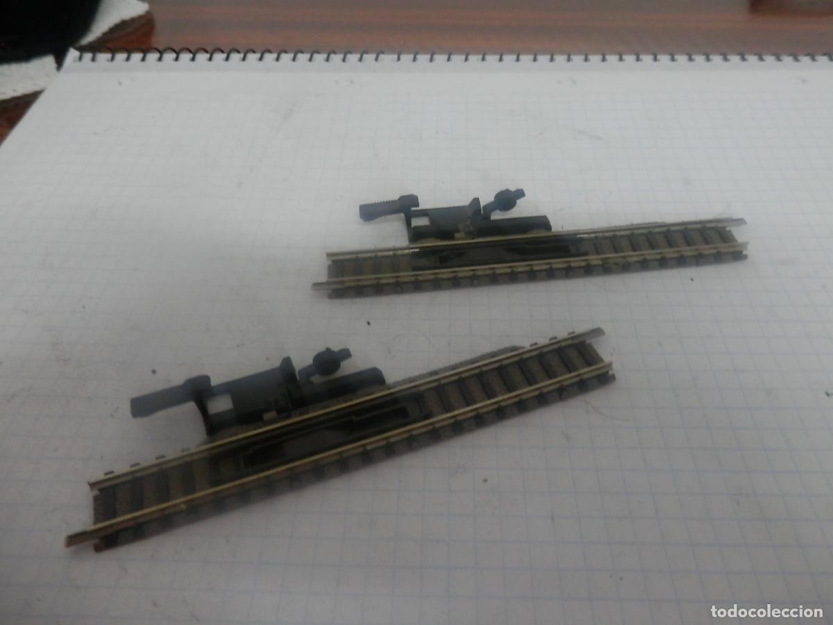 Trenes escala: LOTE VIAS DESENGANCHADORAS ESCALA N DE FLEISCHMANN