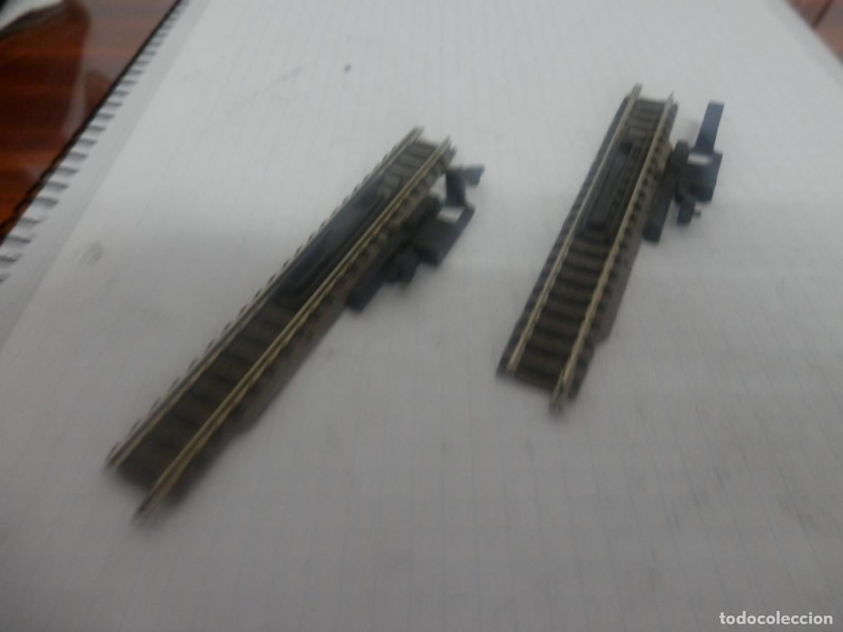 Trenes escala: LOTE VIAS DESENGANCHADORAS ESCALA N DE FLEISCHMANN