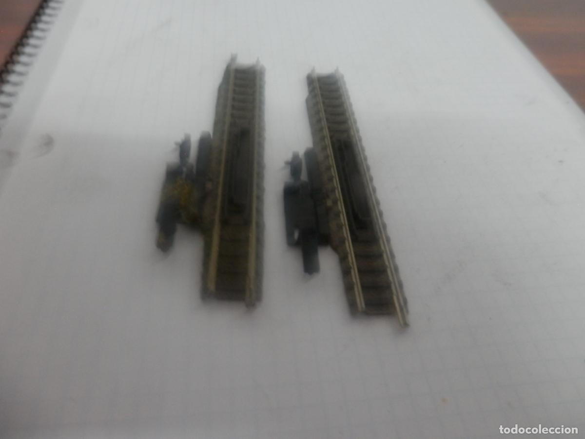 Trenes escala: LOTE VIAS DESENGANCHADORAS ESCALA N DE FLEISCHMANN