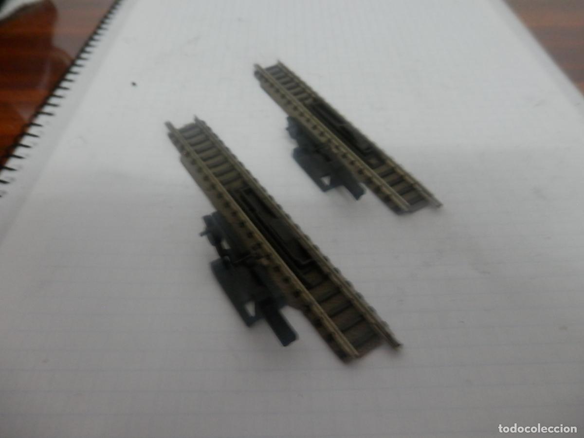 Trenes escala: LOTE VIAS DESENGANCHADORAS ESCALA N DE FLEISCHMANN
